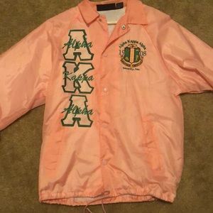 AKA jacket- salmon pink
